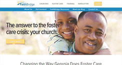 Desktop Screenshot of faithbridgefostercare.org